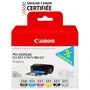 Canon PGI-550 / CLI-551 Multipack Cartuchos de Tinta Originales C, M, Y, BK, GY - 6 Colores