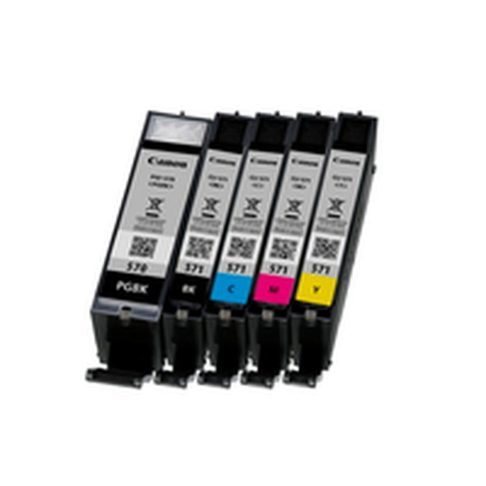 Canon CLI-571 Multipack de 4 Cartuchos (Negro, Cian, Magenta, Amarillo)
