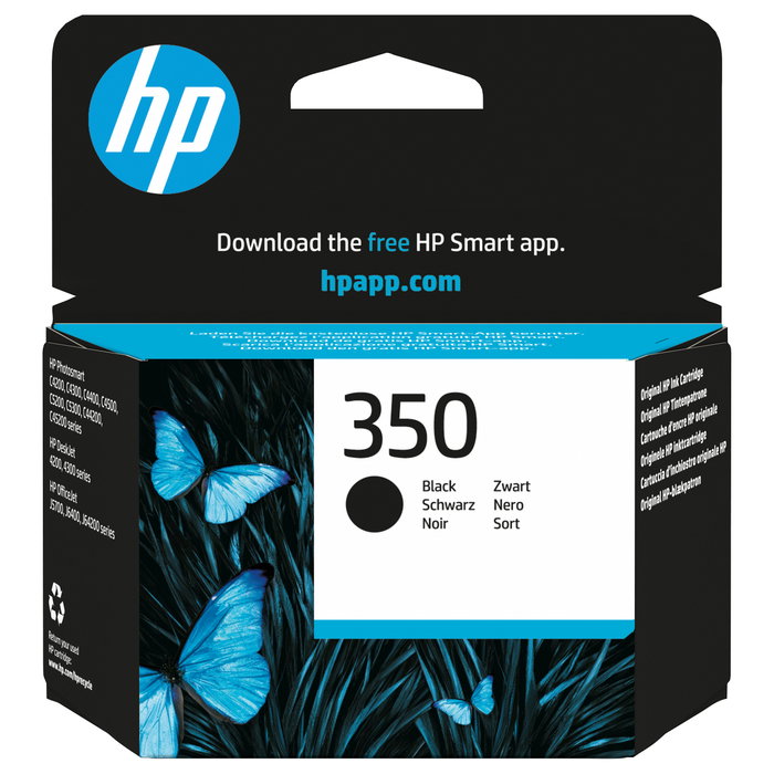 HP Cartucho de Tinta Original 350 Negro CB335EE HP Cartucho de Tinta Original 350 Negro CB335EE