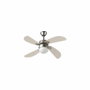 Farelek Bermuda Ventilador de techo reversible con 4 aspas de roble claro e iluminación