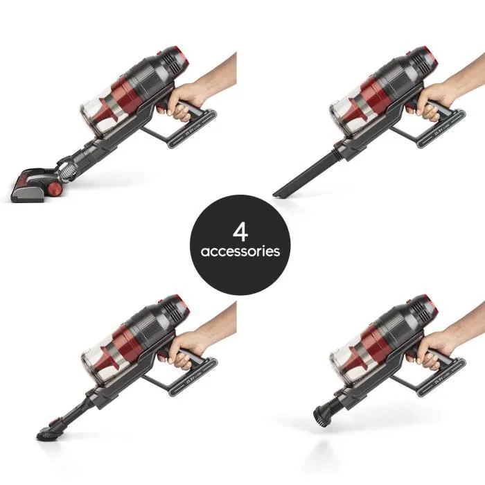 Hkoenig UPX18 Aspirador Escoba Inalámbrico 2 en 1 FullPower, 220W, 40min Autonomía, 0.8L Depósito, Batería Litio 25.9V Hkoenig UPX18 Aspirador Escoba Inalámbrico 2 en 1 FullPower, 220W, 40min Autonomía, 0.8L Depósito, Batería Litio 25.9V