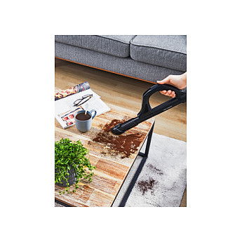 Rowenta RO7473 Silence Force Allergy+ Aspiradora Cilíndrica con Bolsa, 400W, Rojo/Plateado