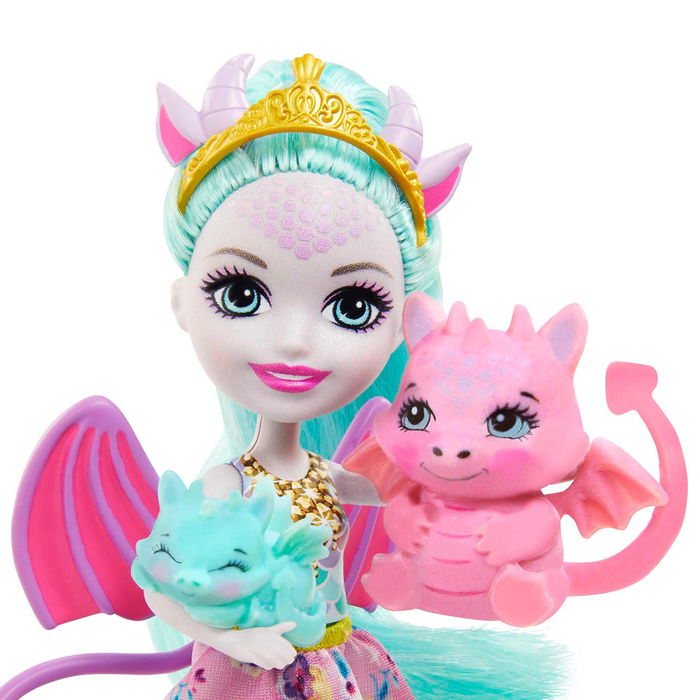 Muñeca Royal Familia Dragones Enchantimals Gyj09 Mattel