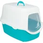 Trixie Caja de Arena Vico para Gato Aguamarina con Tapa y Fácil Cierre 40x40x56cm