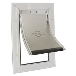 Petsafe Staywell Puerta Abatible Aluminio Mediana para Gatos y Perros - 400x278 mm