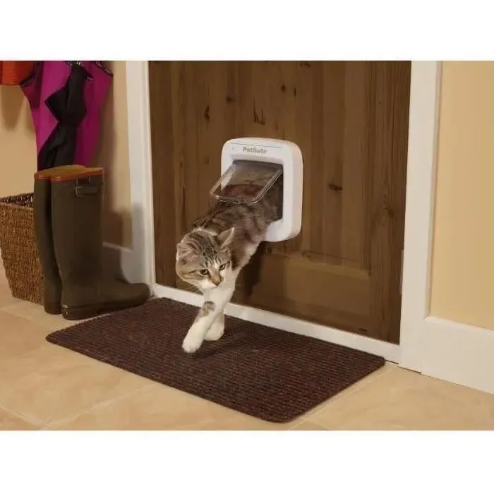 Petsafe Staywell Chatiere para Gatos y Perros Pequeños con Chip, Puerta de 4 Vías y Doble Bloqueo Petsafe Staywell Chatiere para Gatos y Perros Pequeños con Chip, Puerta de 4 Vías y Doble Bloqueo
