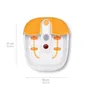 Medisana Baño de Pies FS 883 80 W con Masaje de Burbujas y Vibración, Conservación Calor Agua