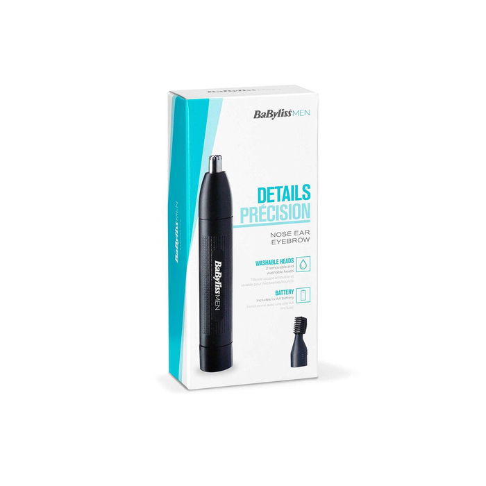 Babyliss Recortador de Detalle Nariz + Cejas Waterproof con 2 Cabezales