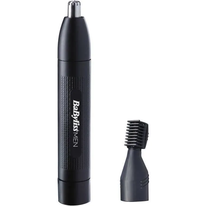 Babyliss E652E Recortadora de detalle para nariz, orejas y cejas, Negro