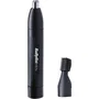 Babyliss E652E Recortadora de detalle para nariz, orejas y cejas, Negro