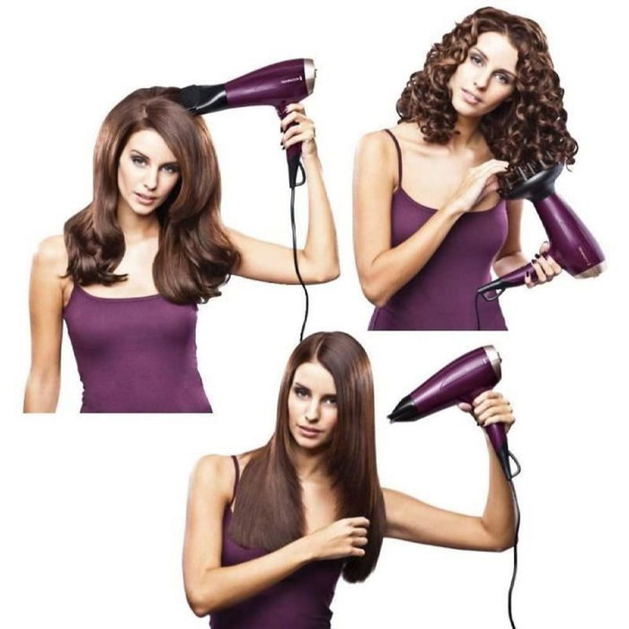 REMINGTON YOUR STYLE Secador de Pelo 2300W con Difusor y 3 Temperaturas