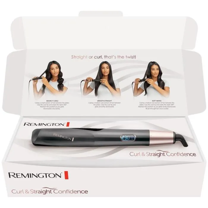 Remington Rizador Rizador Curl Confidence Advanced Ceramic Turmalina Antiestático S6606