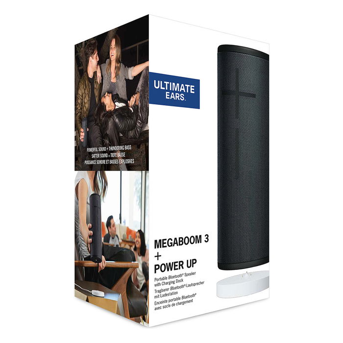 Logitech 984-001402 Ultimate Ears MEGABOOM 3 Altavoz Portátil Inalámbrico Bluetooth Negro Logitech 984-001402 Ultimate Ears MEGABOOM 3 Altavoz Portátil Inalámbrico Bluetooth Negro