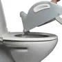Thermobaby Reductor de WC Kiddyloo Gris Charme, Inteligente, Higiénico, Asas Ergonómicas, Fácil Limpieza