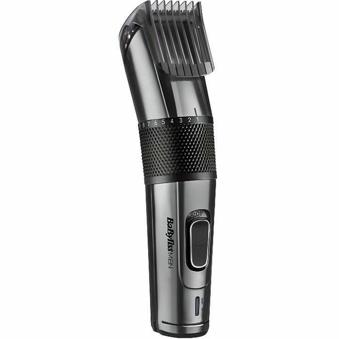 BaByliss E978E Cortapelos de Titanio de Carbono Negro y Plata BaByliss E978E Cortapelos de Titanio de Carbono Negro y Plata