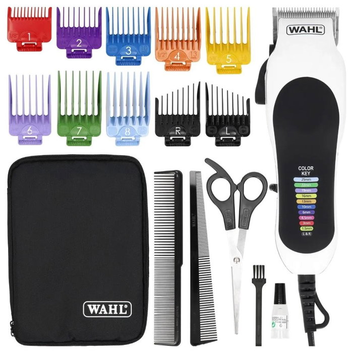Wahl Color Pro Plus Cortapelos con Cable y 15 Accesorios