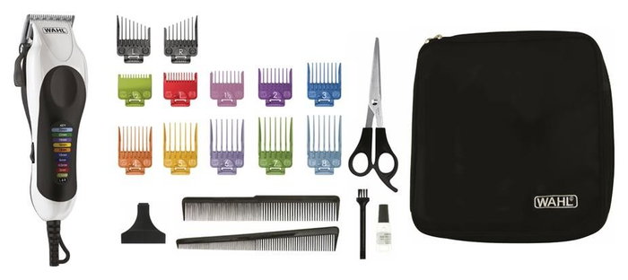 Wahl Color Pro Plus Cortapelos con Cable y 15 Accesorios
