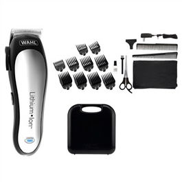 Wahl 79600-3116 Cortapelos Lithium-Ion con y sin Cable, Batería 90min, 8 Peines Guía