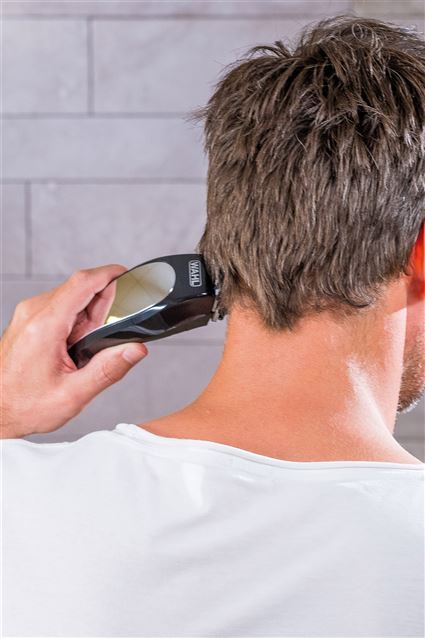 Wahl 79600-3116 Cortapelos Lithium-Ion con y sin Cable, Batería 90min, 8 Peines Guía