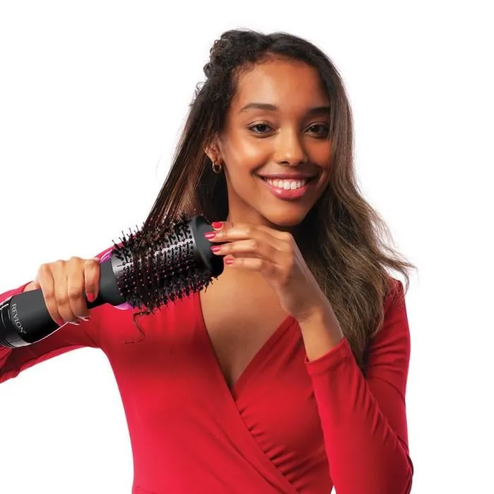 Revlon ONE-STEP Volumisser RVDR5222E Cepillo Secador Moldeador Negro y Rosa