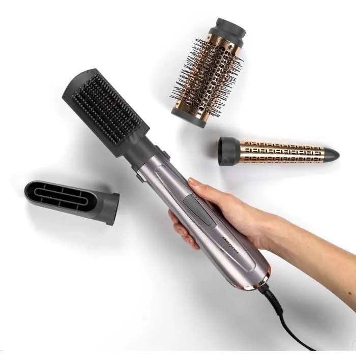 Babyliss AS136E Cepillo de Aire Caliente Multiestilo 1000W con Accesorios