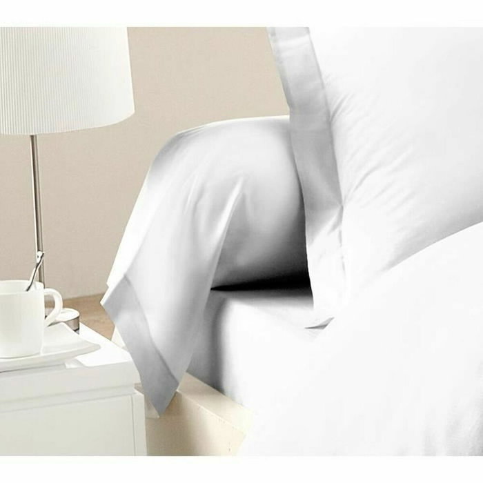 Lovely Home Juego de 2 fundas de almohada 100% algodón - Blanco - 85x185 cm Lovely Home Juego de 2 fundas de almohada 100% algodón - Blanco - 85x185 cm