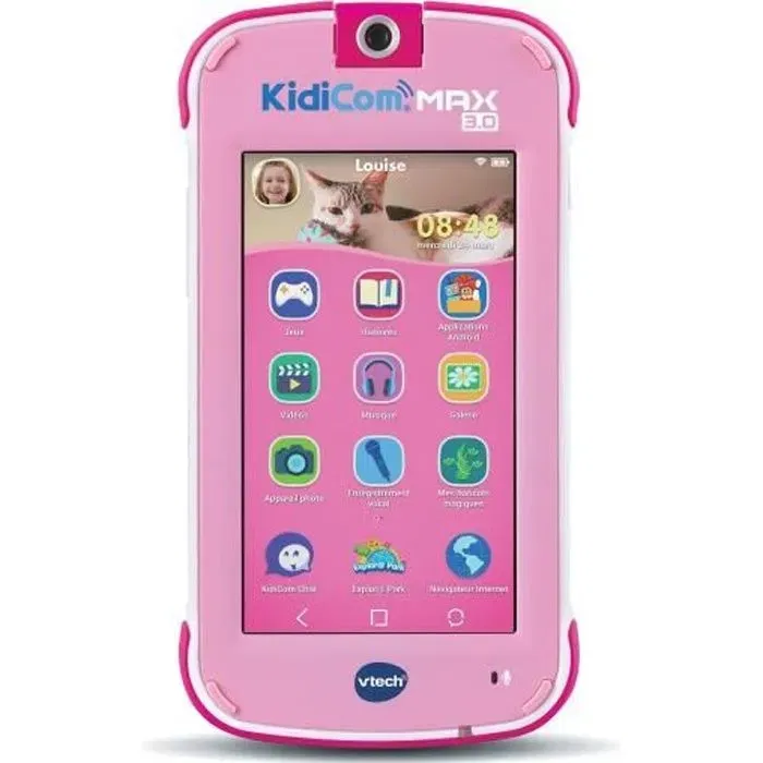 VTECH Kidicom Max 3.0 Rosa Teléfono Infantil Educativo para Niños de 3 a 8 Años VTECH Kidicom Max 3.0 Rosa Teléfono Infantil Educativo para Niños de 3 a 8 Años