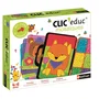 Nathan Clic'Educ Mosaicos para Colorear y Crear Juego Educativo Manipulación Fina Imaginación Colores A Partir de 4 Años