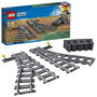 LEGO City 60238 Participaciones de rieles y desvíos para trenes de LEGO City