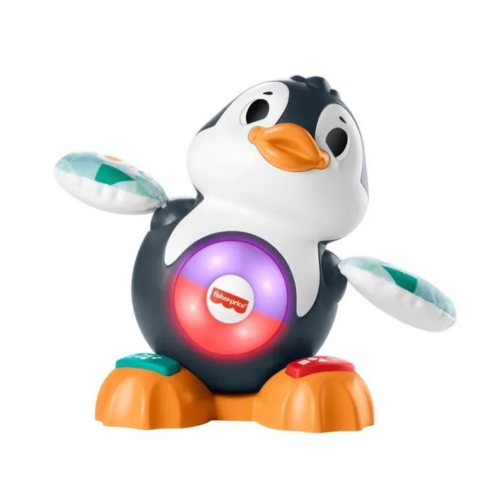 Fisher-Price Valentine the Penguin Linkimals - Juguete Musical con Luces, Movimientos y Canciones para Aprendizaje Temprano Bebés +9 Meses