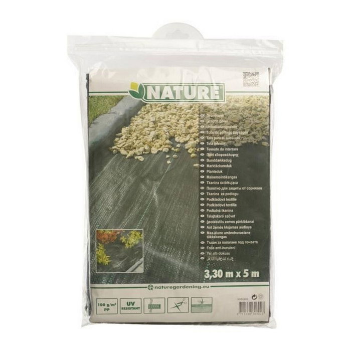 Nature Pajote especial para paisajes en polipropileno tejido 3,30x5m - Negro Nature Pajote especial para paisajes en polipropileno tejido 3,30x5m - Negro