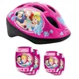 Stamp Princesas Disney Casco + Coderas Rodilleras Ajustable 50/56cm Protecciones