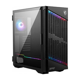 MSI MPG Velox 100P AIRFLOW Caja Midi Tower PC Gaming Negro ATX con 3 Ventiladores 120 mm Frontales