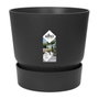 Elho Maceta Greenville Rond 40 Negro Living Ø 39 x H 36.8 cm