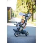 Smoby Triciclo Baby Driver Plus Gris - Bicicleta Evolutiva Infantil desde 10 Meses con Ruedas Silenciosas y Freno de Estacionamiento