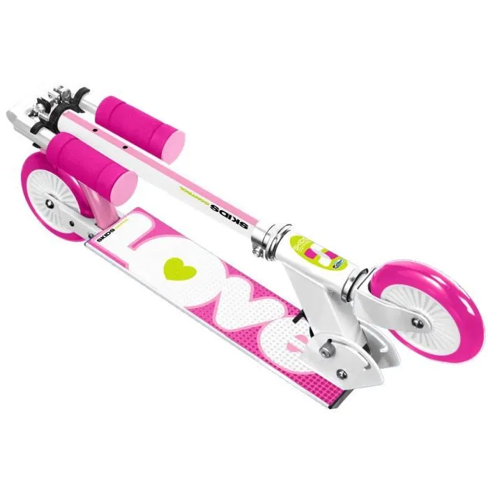 SKIDS CONTROL Patinete plegable - Blanco - 2 ruedas