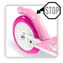 Stamp Princesas de Disney Scooter Plegable para Niña - Altura Ajustable, Freno de Pie y Rodamiento ABEC 5