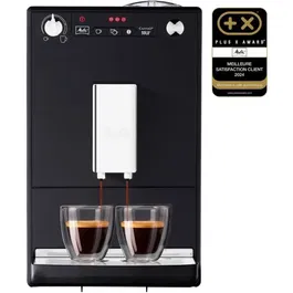 Melitta E950-101 Cafetera Espresso Automática con Molinillo Caffeo Solo - Negro