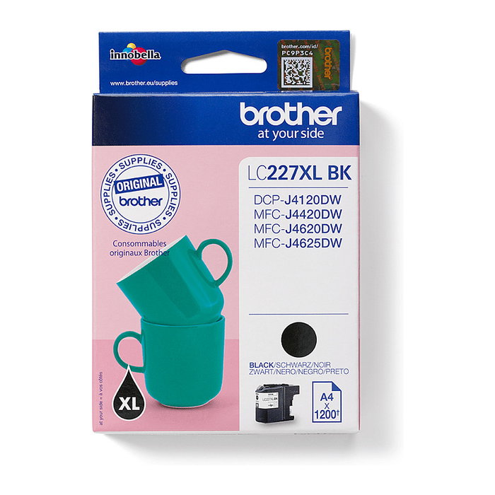 Brother LC227XLBK Cartucho de Tinta Negro Brother LC227XLBK Cartucho de Tinta Negro