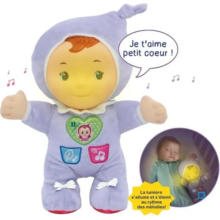 Vtech Baby Louison, mi bebé lumi, cara luminosa que tranquiliza al bebé, melodías, desde el nacimiento Vtech Baby Louison, mi bebé lumi, cara luminosa que tranquiliza al bebé, melodías, desde el nacimiento