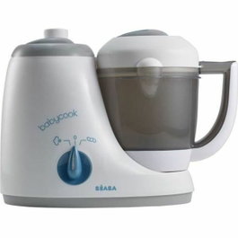 Beaba Babycook Original Procesador de comida para bebés 4 en 1 gris / azul