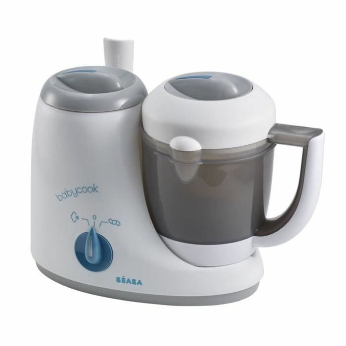 Beaba Babycook Original Procesador de comida para bebés 4 en 1 gris / azul Beaba Babycook Original Procesador de comida para bebés 4 en 1 gris / azul