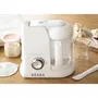 BEABA Babycook Solo Robot 4 en 1 Al vapor, Mezclado, Descongelado, Recalentado XL Capacidad Blanco y Plata