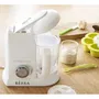 BEABA Babycook Solo Robot 4 en 1 Al vapor, Mezclado, Descongelado, Recalentado XL Capacidad Blanco y Plata
