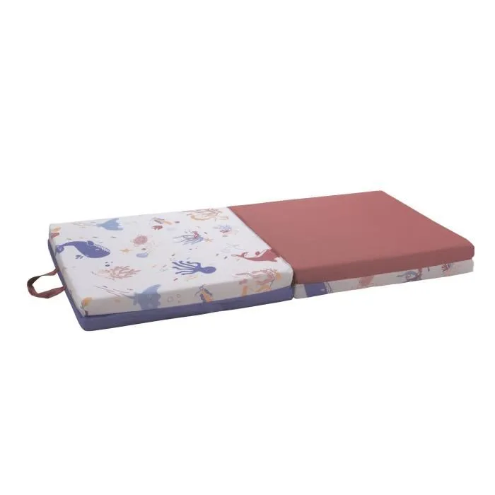 Tineo Alfombra inteligente Tesoros del océano 3 en 1 Evolutiva Funda desenfundable 120x120 cm
