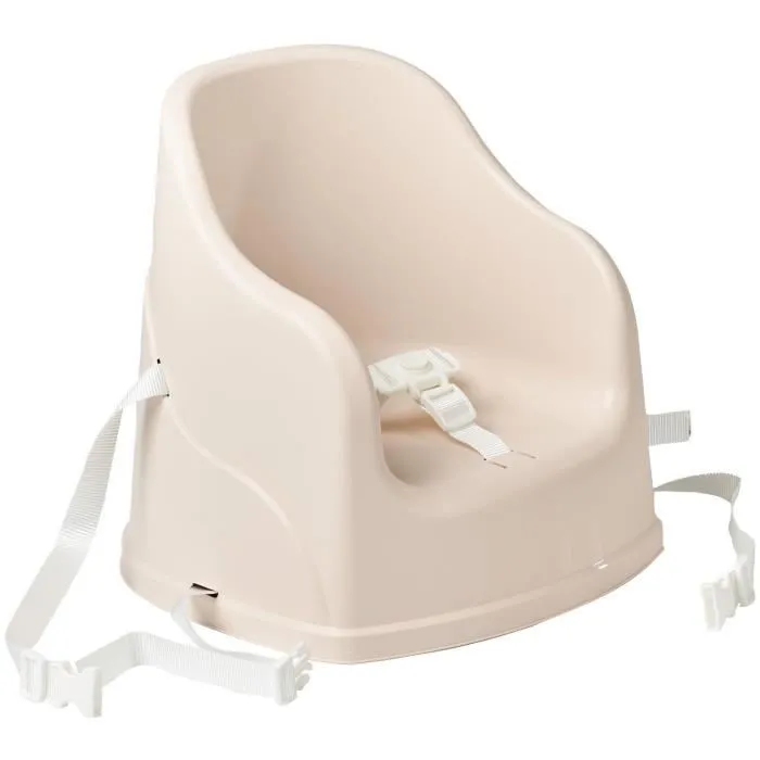 Thermobaby Silla Elevadora Block Marrón Brillante con Arnés de 3 Puntos, Ligera y Compacta para Bebé Thermobaby Silla Elevadora Block Marrón Brillante con Arnés de 3 Puntos, Ligera y Compacta para Bebé