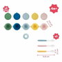 Badabulle Set de 5 cuencos antideslizantes 330ml y 3 cucharas blandas para bebé
