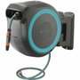 Gardena RollUp L Enrollador de manguera automático de pared, 30 m, Turquesa