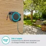 Gardena Enrollador de Manguera Automático de Pared RollUp XL 35 m con Borde Blanco