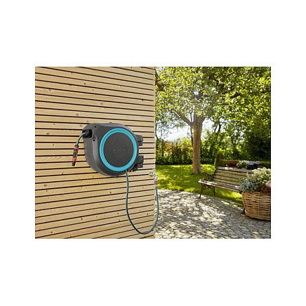 GARDENA Portamanguera de pared RollUp XL 35 m